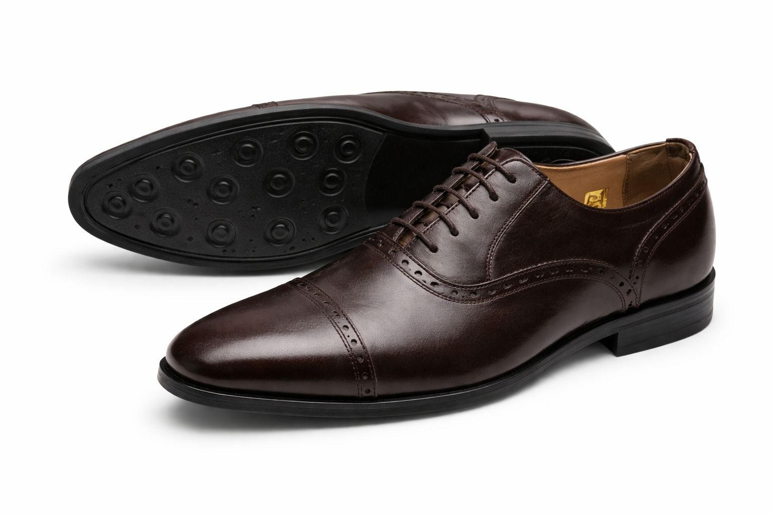 Mens Black Lace Up Formal Leather Shoes